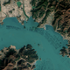 Illustration for article titled Beautiful NASA satellite photos reveal South Koreas seaweed farms